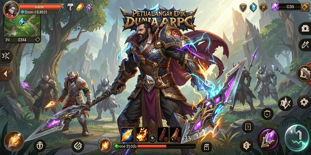 Tampilan gameplay 33L yang mendebarkan dan penuh aksi.