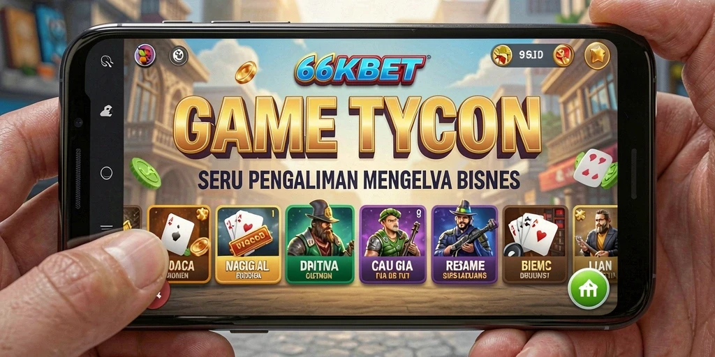 Screenshot gameplay Tycoon 66KBET yang mengasyikkan.