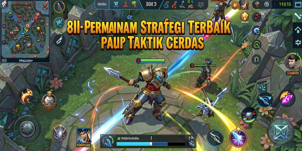 Tampilan gameplay menegangkan di 8II dengan strategi yang mendalam.