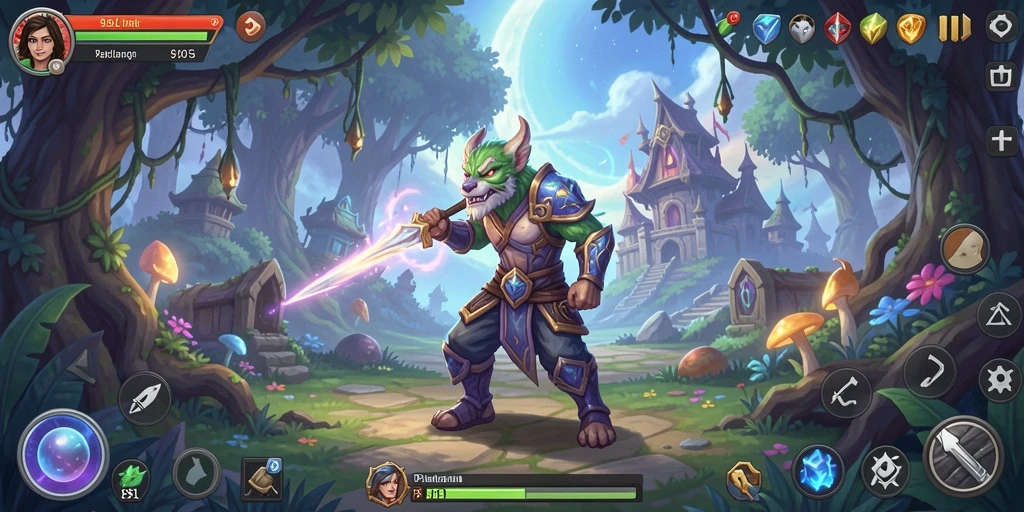 Screenshot game 99SL menunjukkan aksi seru dalam petualangan fantastis.
