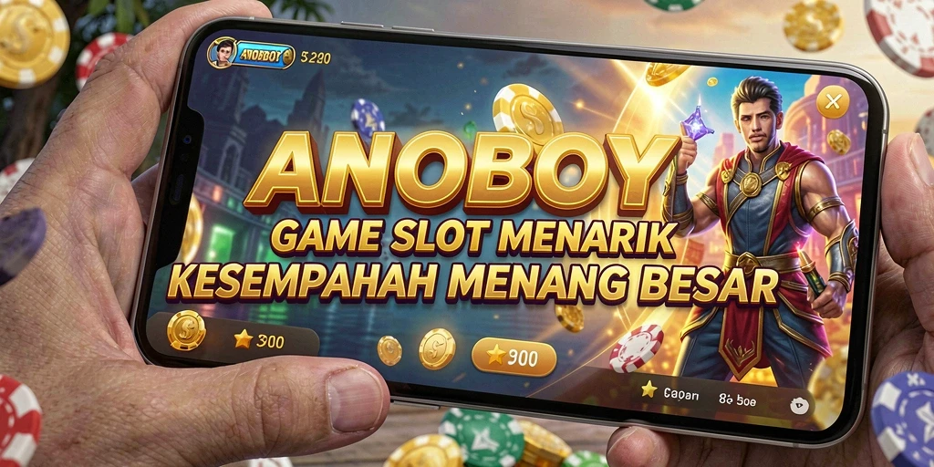 Tampilan gameplay ANOBOY yang seru dan menarik di dunia Slot.