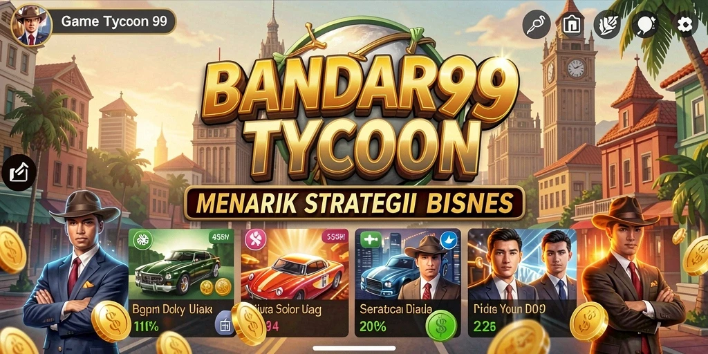 Screenshot gameplay BANDAR99 menampilkan aspek manajemen bisnis yang menarik.
