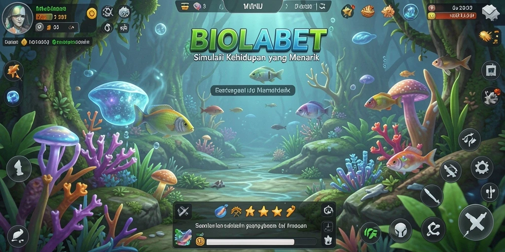 Tampilan gameplay menarik dari BIOLABET yang penuh interaksi.