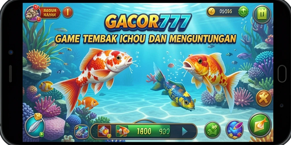 Gameplay GACOR777 menampilkan aksi menembak ikan yang seru.