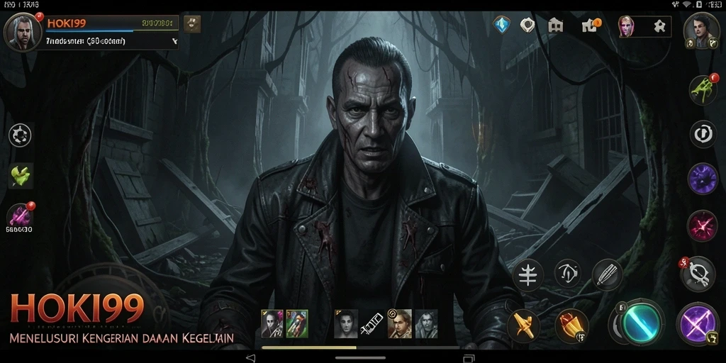 Tampilan gameplay HOKI99 yang mencekam dan menakutkan.