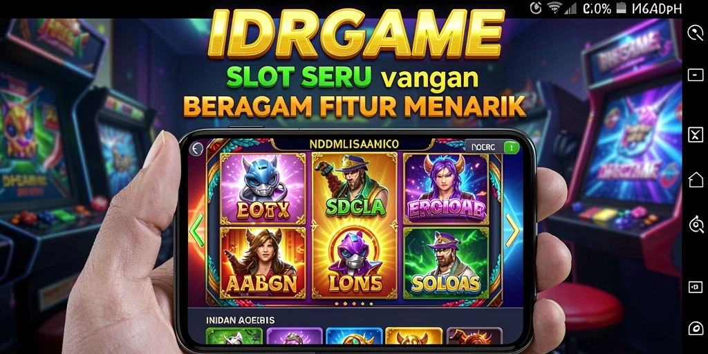 Screenshot utama IDRGAME menampilkan gameplay Slot yang seru dan menarik.