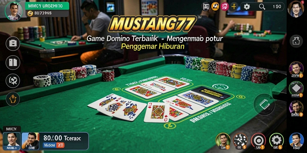 Tampilan gameplay seru dan interaktif di MUSTANG77.