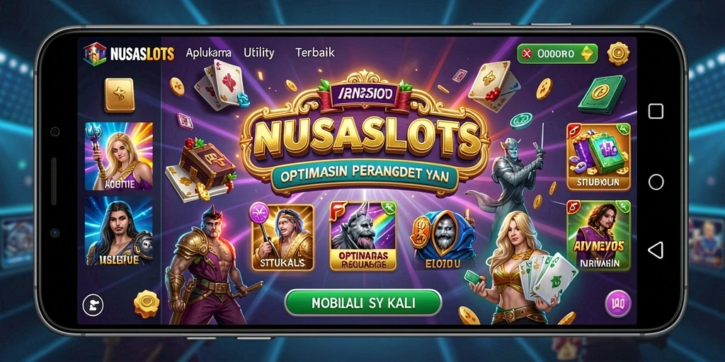 Tampilan antarmuka pengguna NUSASLOTS dengan fitur optimasi yang intuitif.