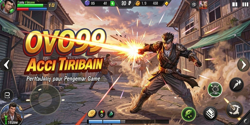 Gameplay intens OVO99 yang penuh aksi dan tantangan.