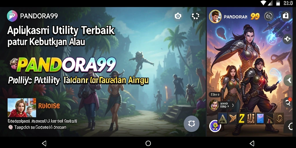 Tangkapan layar utama PANDORA99 menampilkan antarmuka aplikasi Utility yang intuitif.