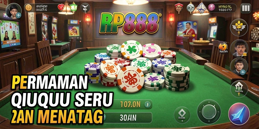 Gameplay QiuQiu yang seru dalam RP888.