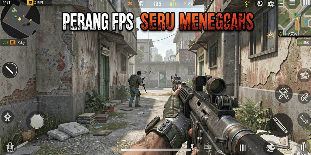 Tampilan gameplay RPVIP1 menegangkan dan penuh aksi.