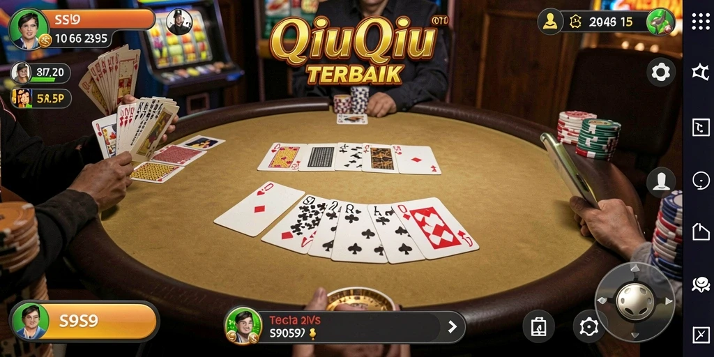 Tampilan screenshot dari gameplay QiuQiu yang menarik di S9S9.