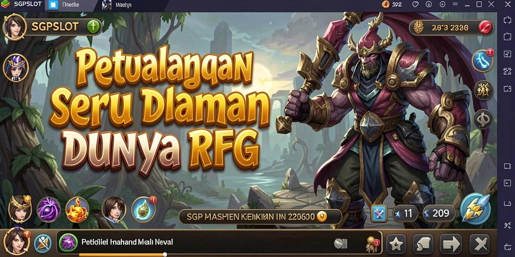 Tampilan menarik dari gameplay RPG yang memikat.