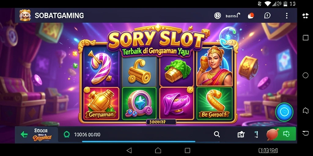 Screenshot dari gameplay Slot yang seru di SOBATGAMING.