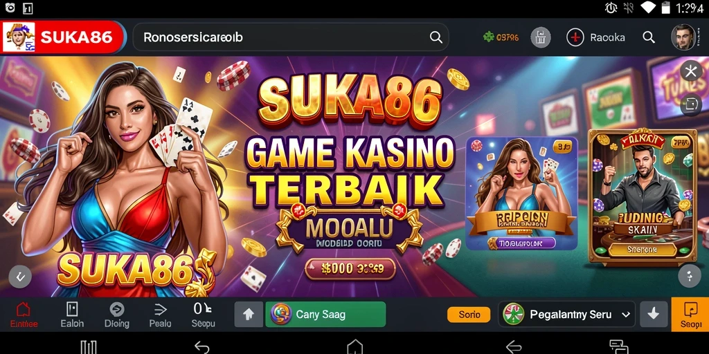 Screenshot gameplay SUKA86 menampilkan aksi seru dalam permainan Kasino.