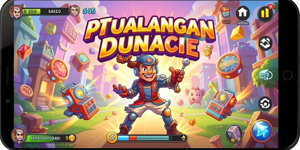 Screenshot gameplay T6 menampilkan aksi seru dalam dunia Arcade.